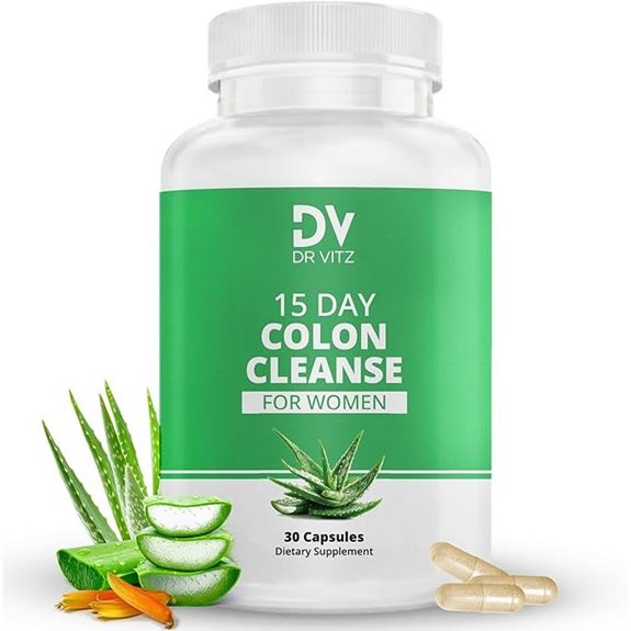 15 Day Colon Cleanse: Detox Pills for Women