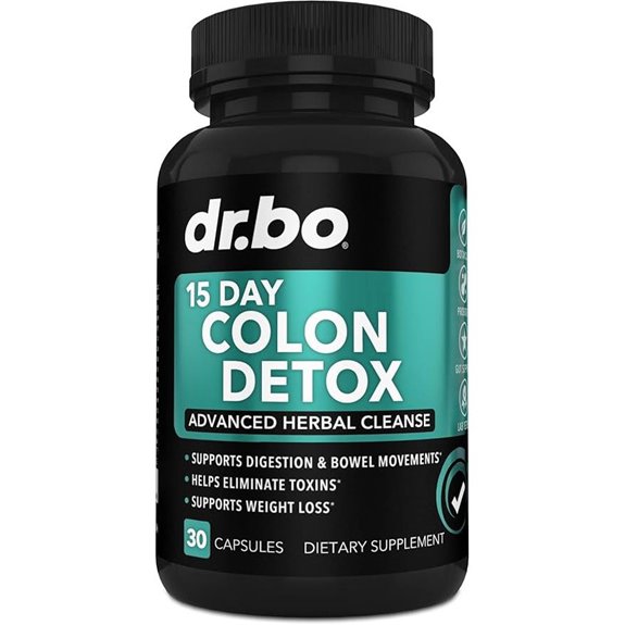 Colon Cleanser Detox: 15-Day Intestinal Cleanse Pills