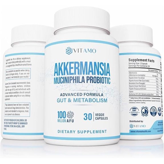 Akkermansia Probiotic & Berberine GLP-1 Support Supplement