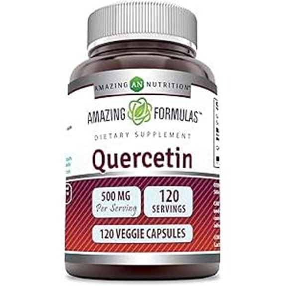 Amazing Formulas Quercetin 500mg 120 Veggie Capsules