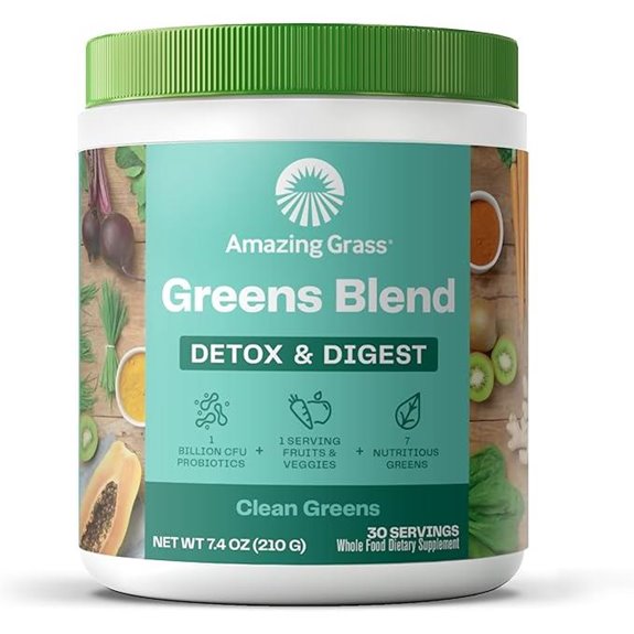 Amazing Grass Greens Detox + Digestive Enzymes Powder