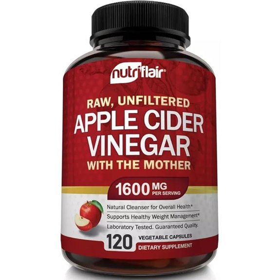 Apple Cider Vinegar Capsules with The Mother (120)