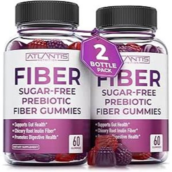 Atlantis Sugar Free Fiber Gummies for Digestive Health (2-Pack)