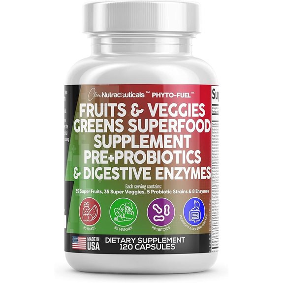 Balanced 70+ Fruits & Veggies Capsules with Probiotics (120)