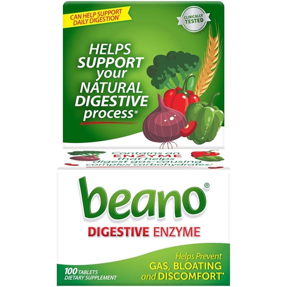 Beano Digestive Enzyme: Gas Relief Tablets (100)