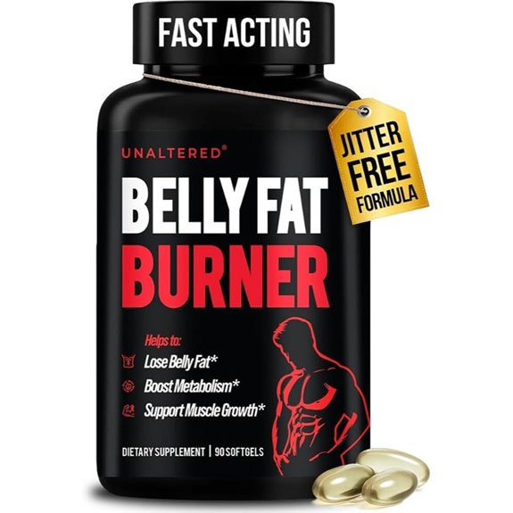 Unaltered Belly Fat Burner for Men (90 Softgels)