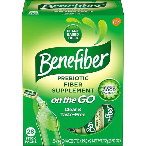 Benefiber On-The-Go Fiber Supplement Sticks Unflavored