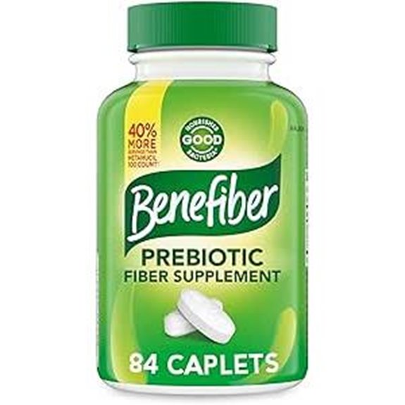 Benefiber Prebiotic Fiber Supplement Caplets 84 Count