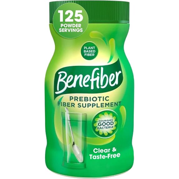 Benefiber Prebiotic Fiber Supplement Unflavored (125 Servings)