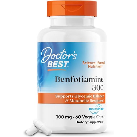 Doctor’s Best Benfotiamine 300 with BenfoPure 60 Veggie Caps