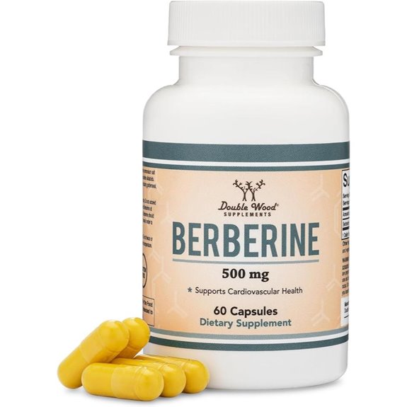 Berberine 500mg Supplement 60 Capsules – Vegan