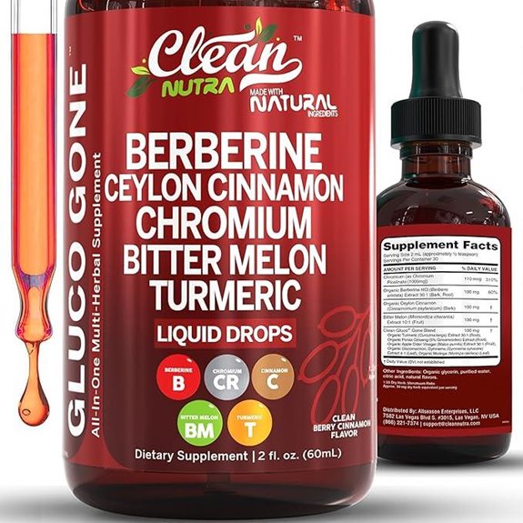 Berberine + Cinnamon Liquid Drops with GLP-1 Support