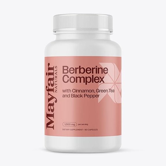 Berberine Complex with Cinnamon Tea & Pepper 90 Capsules