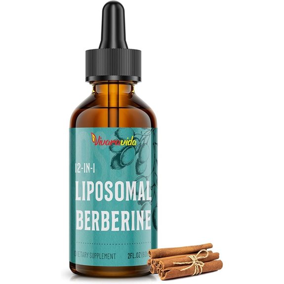 Berberine HCl Liposomal Supplement with Turmeric (2 fl oz)