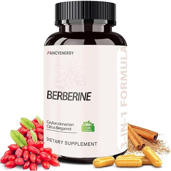 Berberine HCl with Cinnamon & Bergamot – 120 Capsules