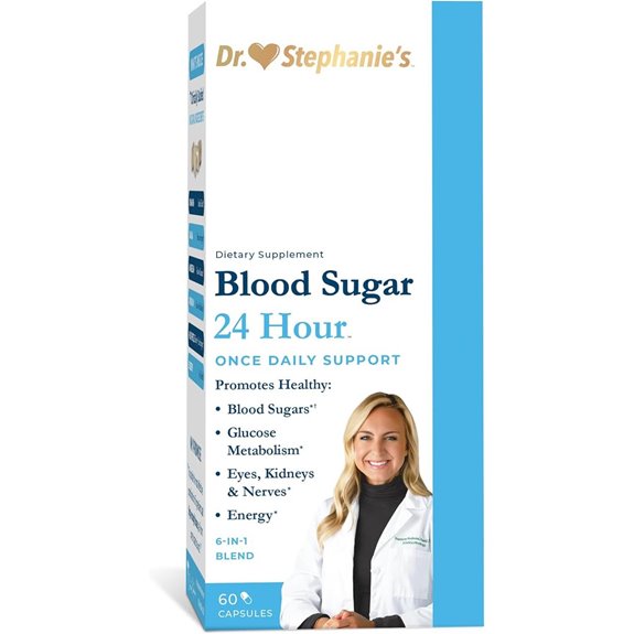 Blood Sugar 24 Hour 6-in-1 Daily Supplement with Cinnamon
