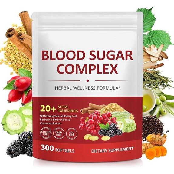 Blood Sugar Complex: 300 Softgels with 20+ Herbs