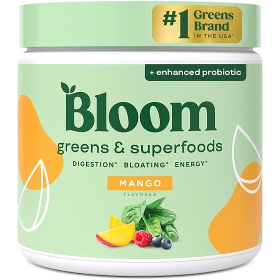 Bloom Nutrition Greens Powder with Probiotics and Digestive Enzymes