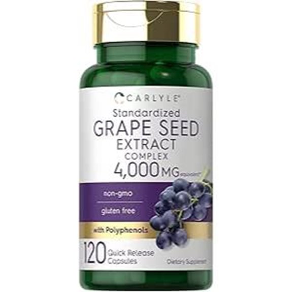 Carlyle Grape Seed Extract 4,000mg Capsules