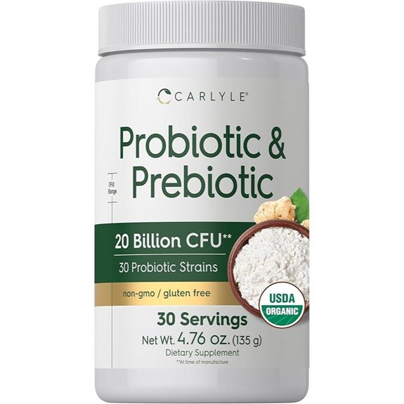 Carlyle Probiotic & Prebiotic Powder 20B CFU (4.76 oz)