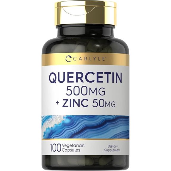 Carlyle Quercetin 500mg with Zinc 100 ct