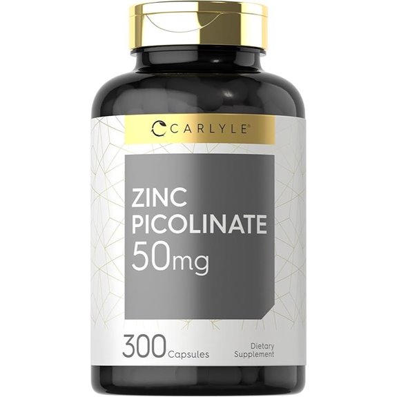 Carlyle Zinc Picolinate 50mg 300 Capsules