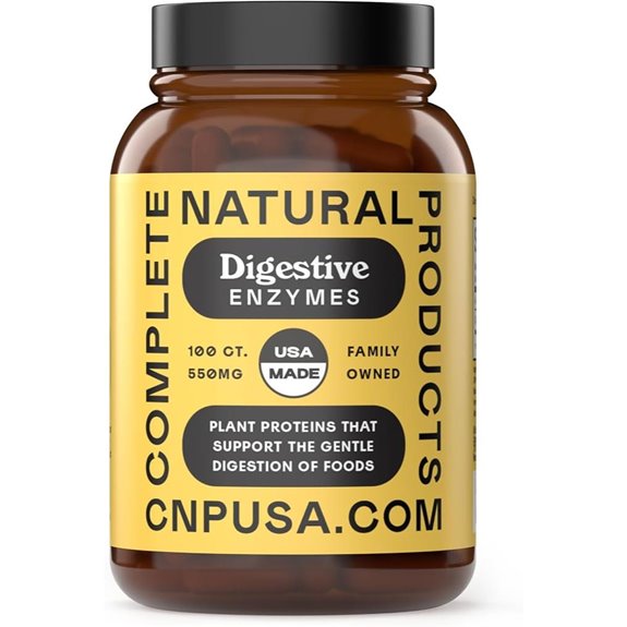 Digestive Enzyme Capsules 550mg Plant-Based 100ct