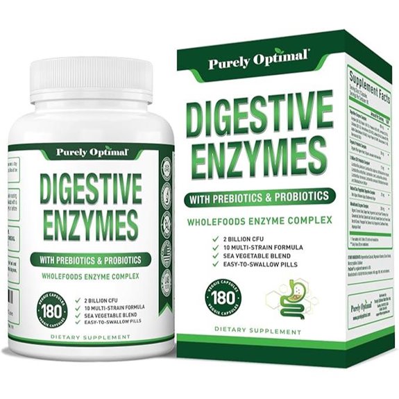 Digestive Enzymes with Probiotics for Gut Health (180)