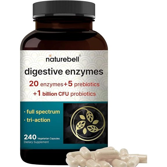 NatureBell Digestive Enzymes with Probiotics & Prebiotics