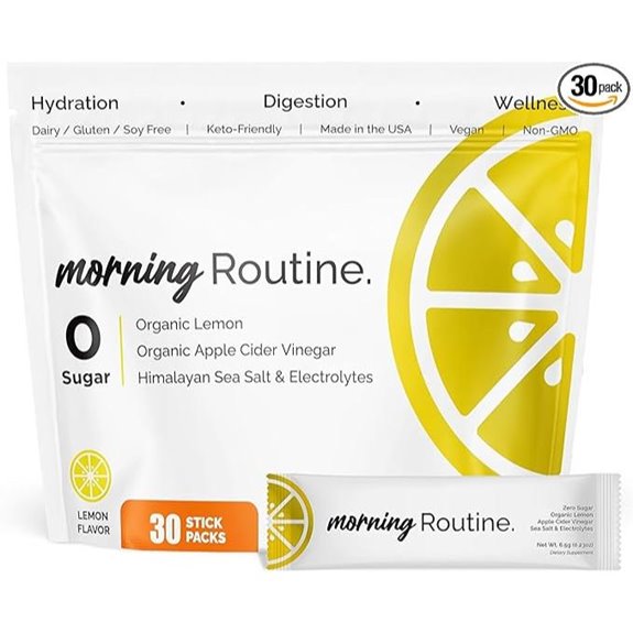 Electrolyte Drink Mix Packets with Apple Cider Vinegar