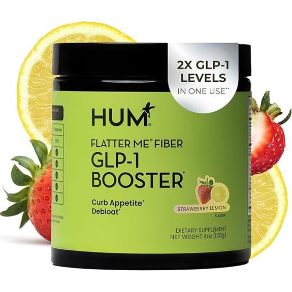 HUM Flatter Me Fiber Supplement Powder (Strawberry Lemon)