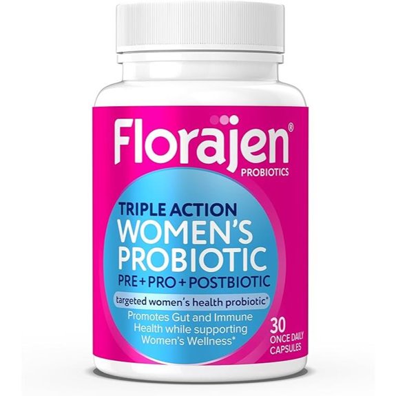 Florajen Women’s Complete Probiotic Trio for Digestive Health