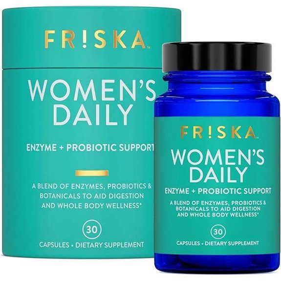 FRISKA Women’s Digestive Enzyme & Probiotic Supplement