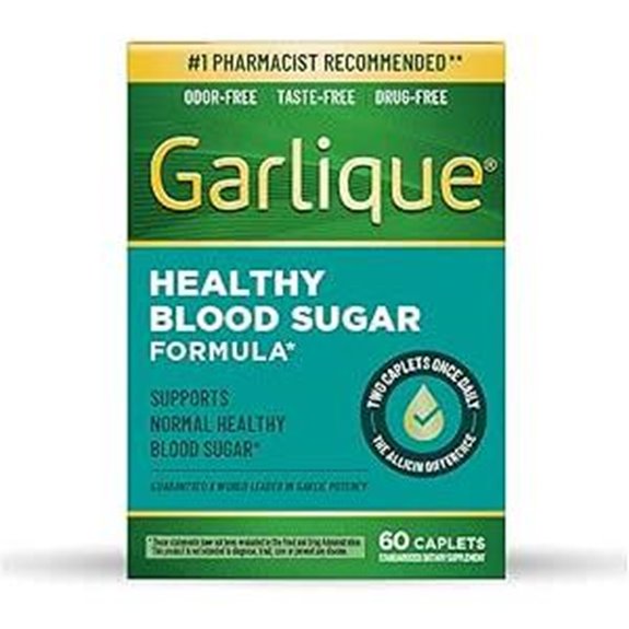 Garlique Garlic Extract Supplement - Odorless 60 Caplets