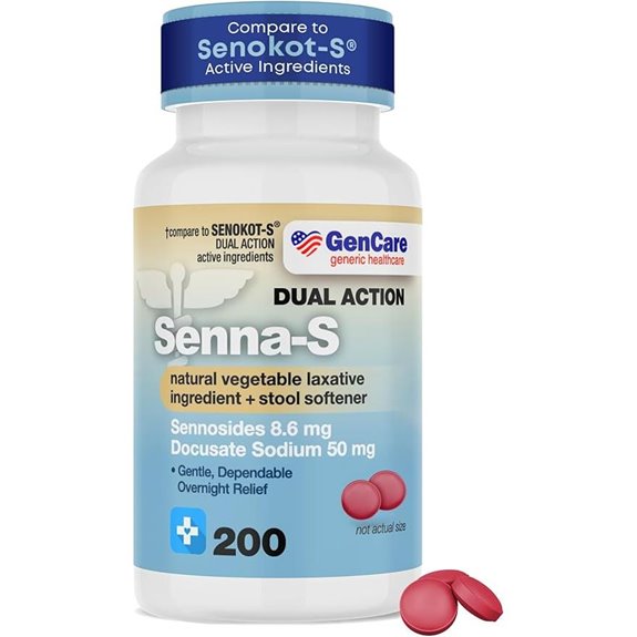 GenCare Senna-S Laxative + Stool Softener (200 Seg.)
