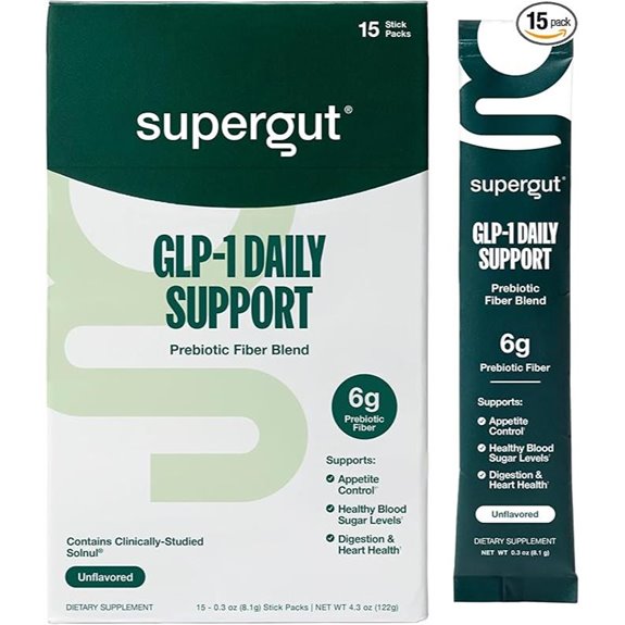 Supergut GLP-1 Daily Support Fiber Supplement Powder