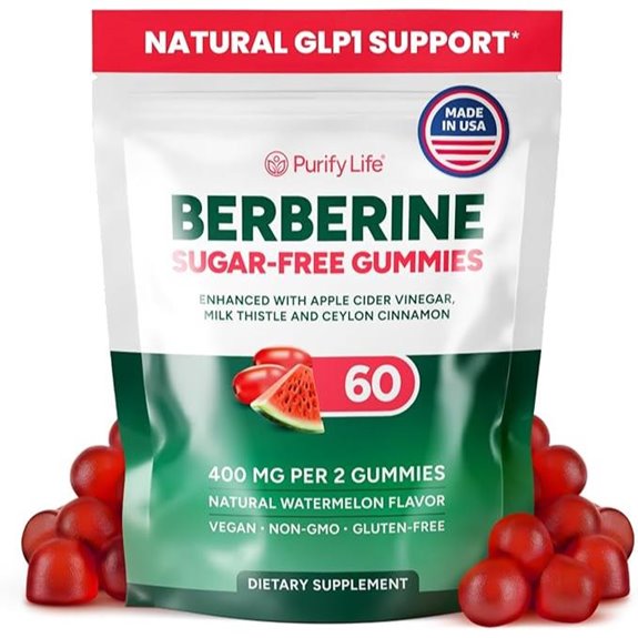 GLP-1 Weight Loss Gummies with Berberine Complex