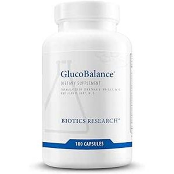 GlucoBalance: Chromium Vanadium L-Carnitine Supplement 180 Capsules