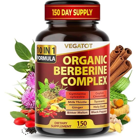 GlucoSavior Berberine with Cinnamon & Gymnema Supplement