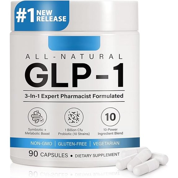 GLP-1 Supplement for Hunger & Metabolism (60 Capsules)