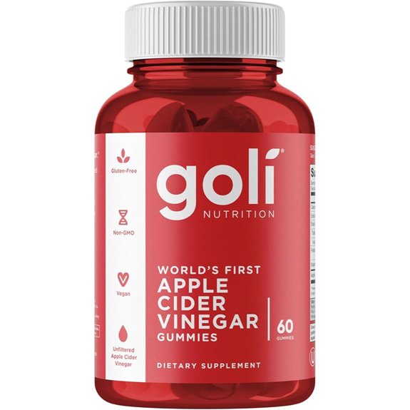Goli Apple Cider Vinegar Gummies (60 Count)