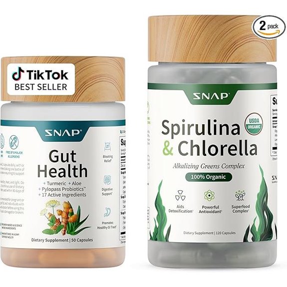 Snap Supplements Gut Health & Greens Bundle (50+120)