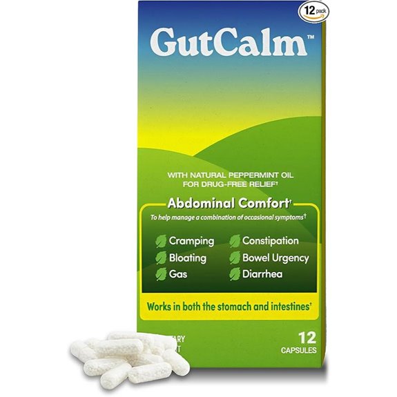 GutCalm IBS Relief Peppermint Oil Capsules