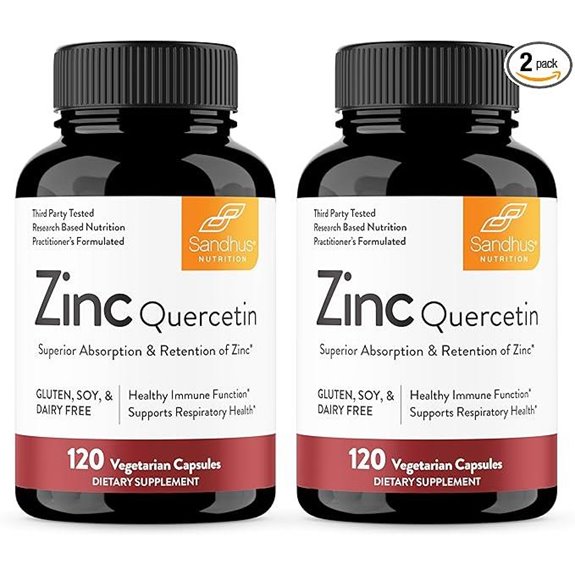 Sandhu's Zinc Quercetin 120 Capsules (2-Pack)