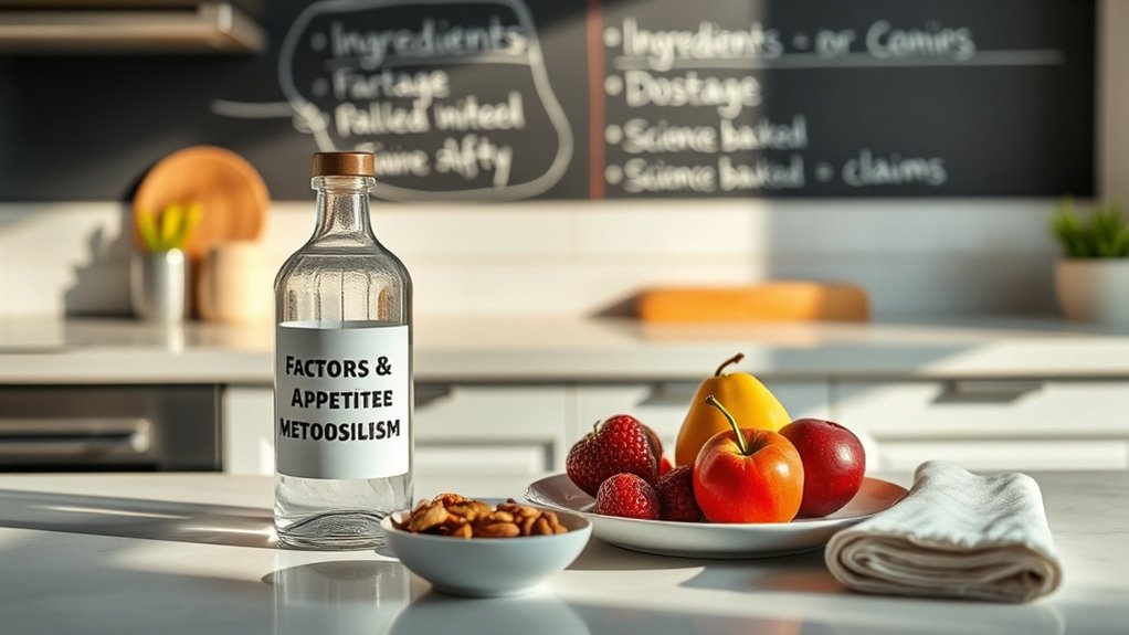 ingredient backed appetite metabolism support
