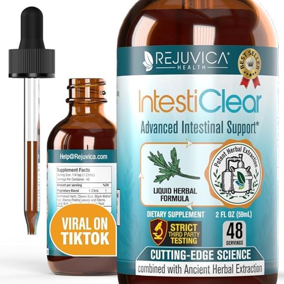 IntestiClear: Advanced Intestinal Support Supplement with Wormwood Cloves
