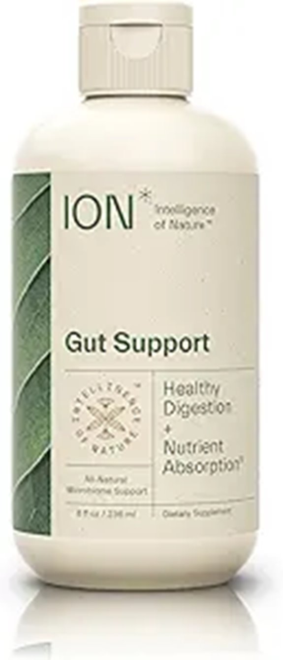 ION Gut Support Liquid Drops for Digestive Health – 8 fl oz