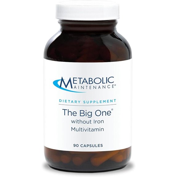 Metabolic Maintenance The Big One: Iron-Free Multivitamin
