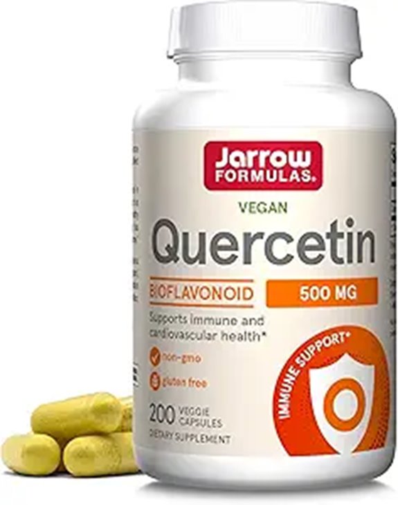 Jarrow Quercetin 500 mg Supplements — 200 Veggie Capsules