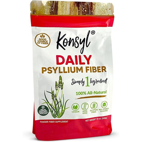 Konsyl Psyllium Fiber Powder for Digestive Health